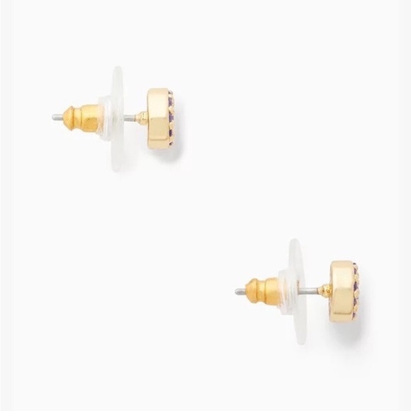 “Something Sparkly" Light purple, round CZ studs by Kate Spade - New wit… - Picture 6 of 9